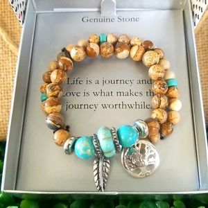 Genuine stone bracelets